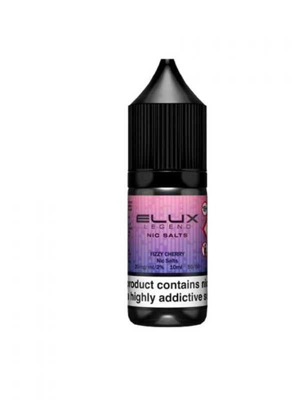 Elux Legend Fizzy Cherry Nic Salt E-Liquid 10ml NYKecigs.com The Gourmet Vapor Shop