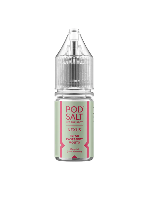 Fresh Raspberry Mojito Nexus Pod Salt Nic Salt Eliquid 10ml NYKecigs.com The Gourmet Vapor Shop