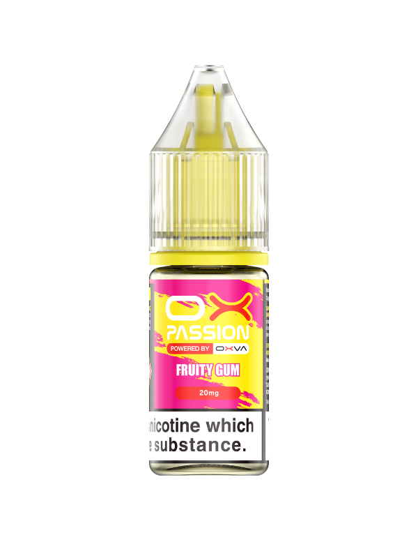 Fruity Gum OX Passion Nic Salt E-Liquid by OXVA - 10ml bottle
