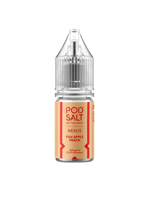 Fuji Apple Peach Nexus Pod Salt Nic Salt Eliquid 10ml NYKecigs.com The Gourmet Vapor Shop