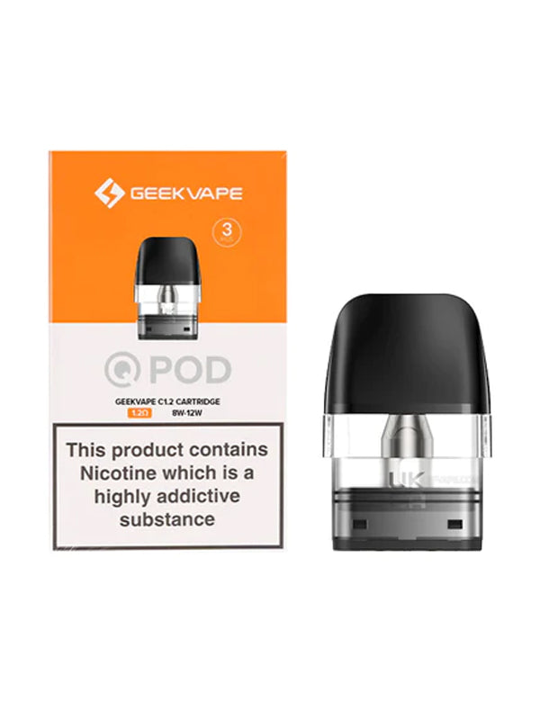 Geekvape Q Pod Replacement Pods 3 Pack NYKecigs The Gourmet Vapor Shop