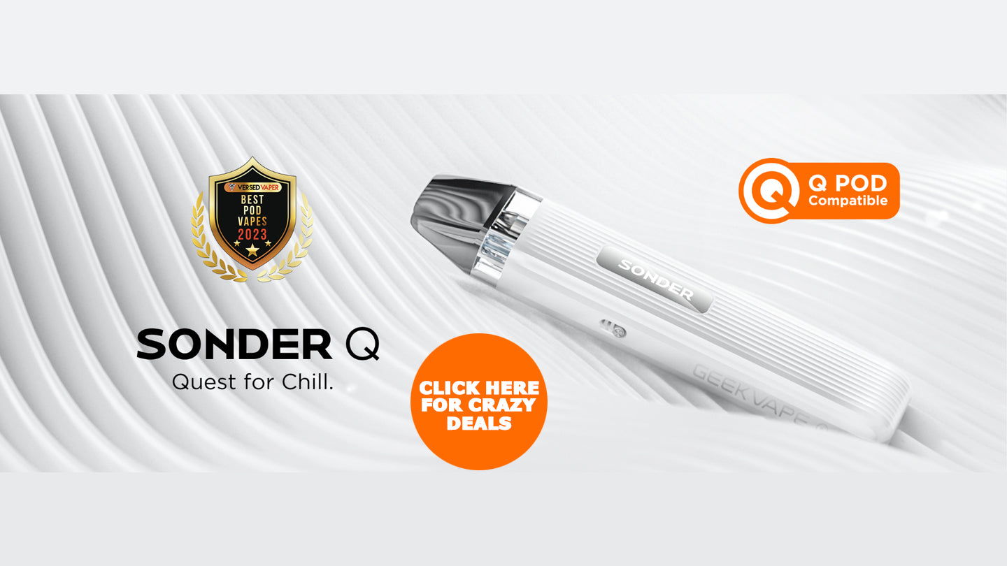 Geekvape Sonder Q Pod Kit Mega deals vaping nic salt deivice