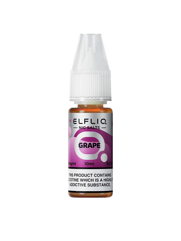 Elfliq Grape Nic Salt E-Liquid 10ml NYKecigs The Gourmet Vapor Shop