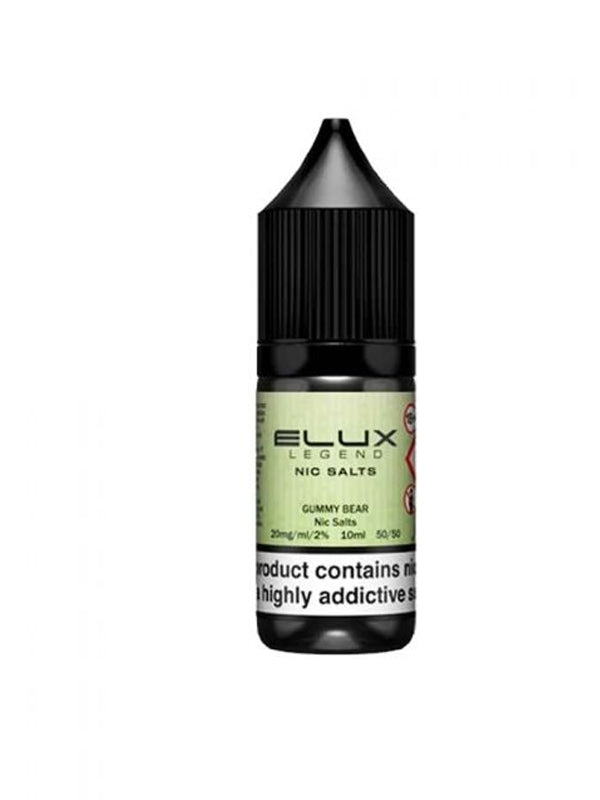 Elux Legend Gummy Bear Nic Salt E-Liquid 10ml NYKecigs  The Gourmet Vapor Shop