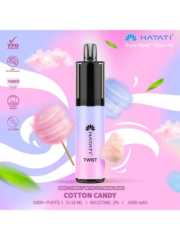 Hayati Twist 5000 Disposable Vape Pod Kit