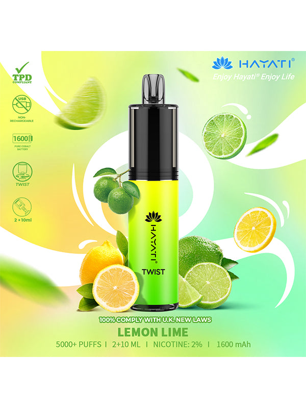 Hayati Twist 5000 Disposable Vape Pod Kit