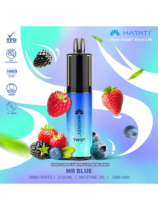 Hayati Twist 5000 Disposable Vape Pod Kit