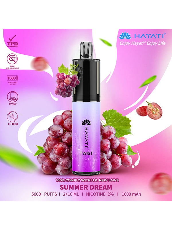 Hayati Twist 5000 Disposable Vape Pod Kit