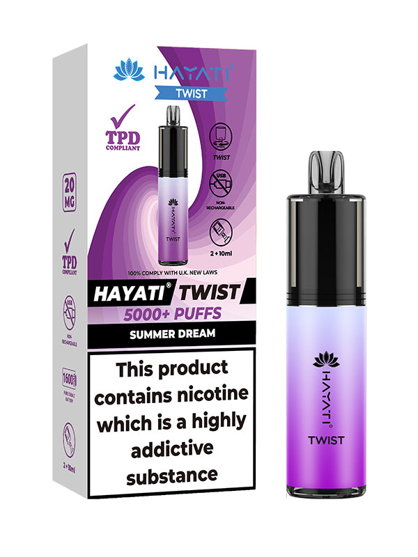 Hayati Twist 5000 Disposable Vape Pod Kit