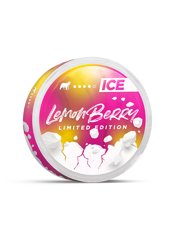 Limited Edition Lemon Berry by ICE POUCH Nicotine Pouches