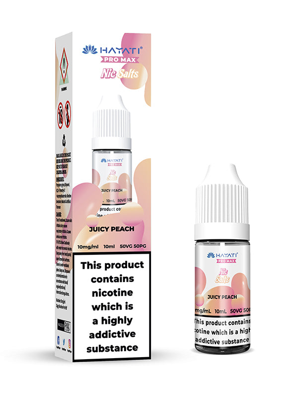 Hayati Pro Max Juicy Peach Nic Salt E-Liquid 10ml