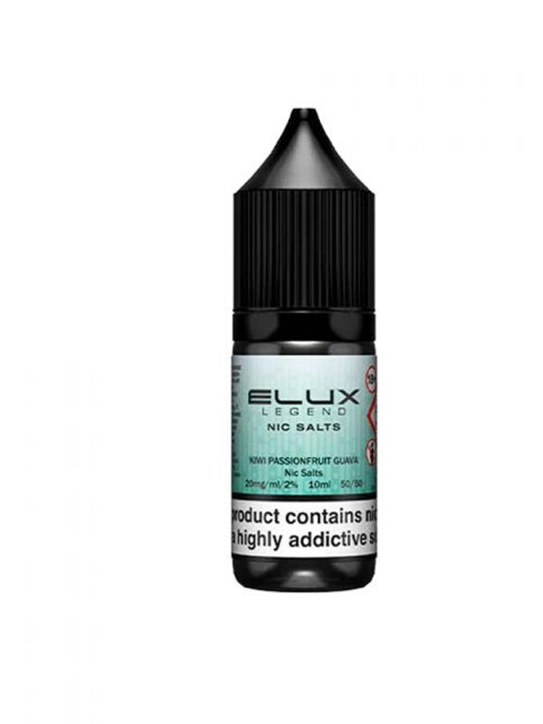 Elux Legend Kiwi Passion Fruit Guava Nic Salt E-Liquid 10ml NYKecigs The Gourmet Vapor Shop