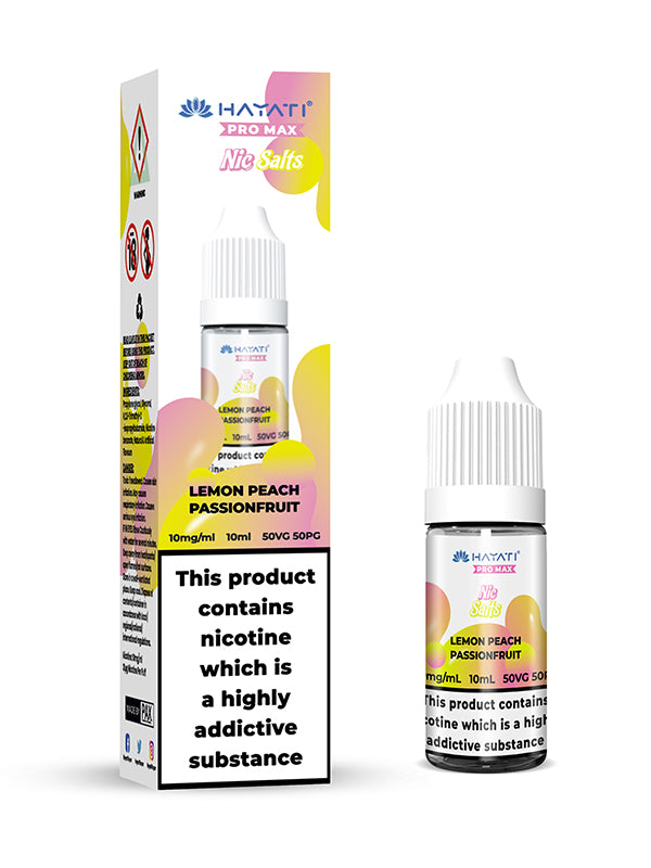 Hayati Pro Max Lemon Peach Passion Fruit Nic Salt E-Liquid 10ml