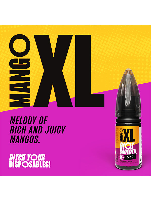 Mango XL BAR EDTN Riot Squad Salts E-liquids 10ml NYKecigs The Gourmet Vapor Shop