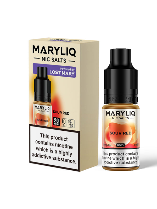 Lost Mary Maryliq Sour Red Nic Salt NYKecigs