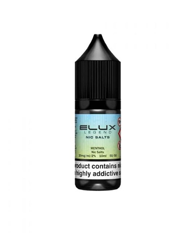 Elux Legend Menthol Nic Salt E-Liquid 10ml NYKecigs The Gourmet Vapor Shop
