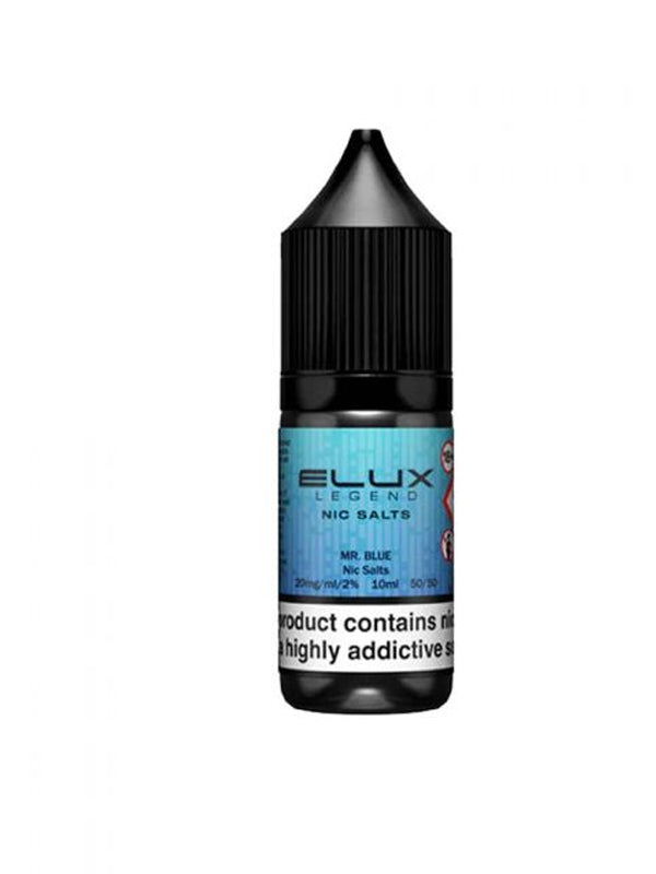 Elux Legend Mr Blue Nic Salt E-Liquid 10ml NYKecigs The Gourmet Vapor Shop