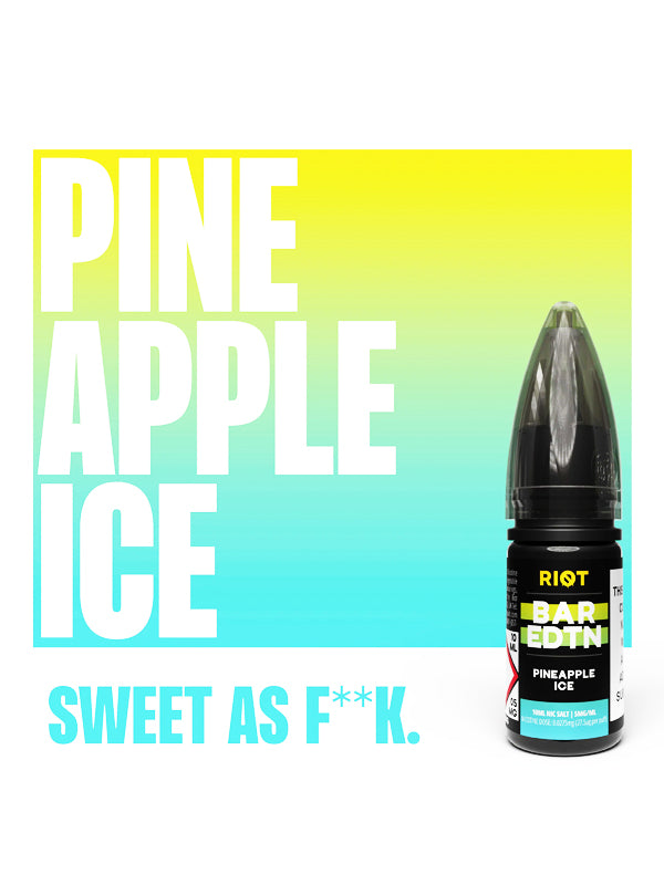Pineapple Ice BAR EDTN Riot Squad Salts Eliquids 10ml NYKecigs.com The Gourmet Vapor Shop