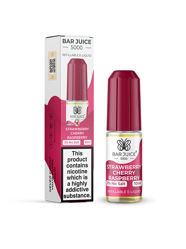 Bar Juice 5000 Strawberry Cherry Raspberry Nic Salt E-Liquid