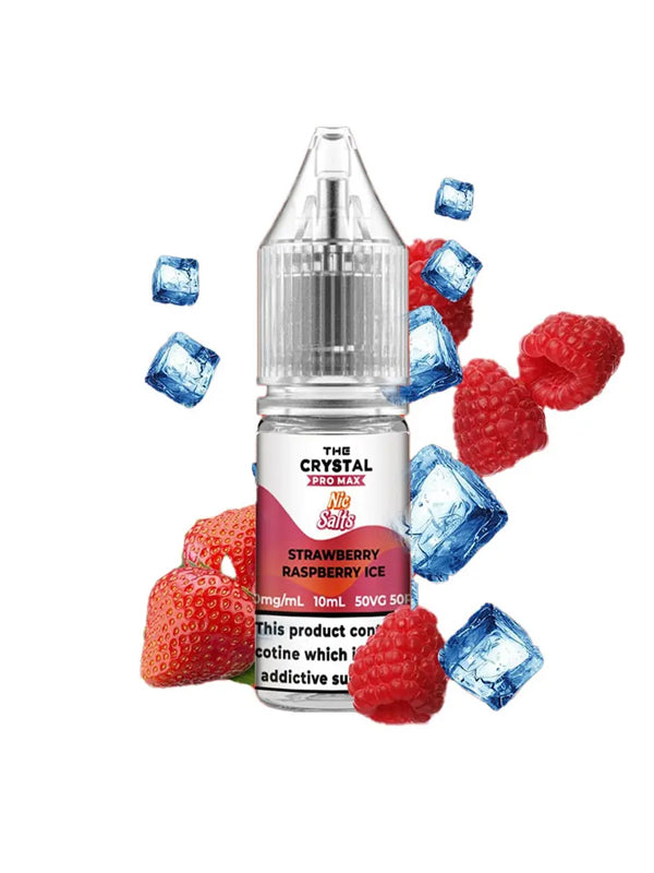 Strawberry Raspberry Ice The Crystal Pro Max Nic Salts Eliquid 10mls NYKecigs.com The Gourmet Vapor Shop