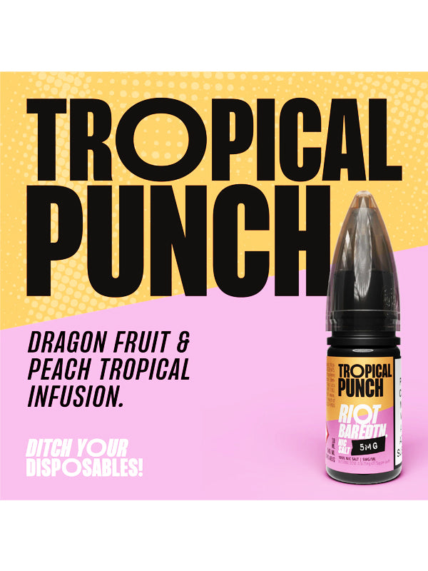 Tropical Punch BAR EDTN Riot Squad Salts Eliquids 10ml NYKecigs.com The Gourmet Vapor Shop