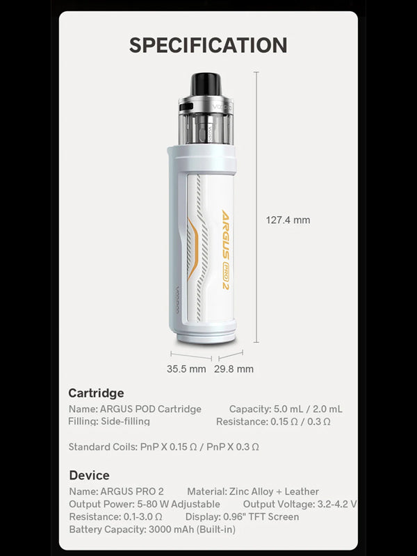 Voopoo Argus Pro 2 Pod Kit