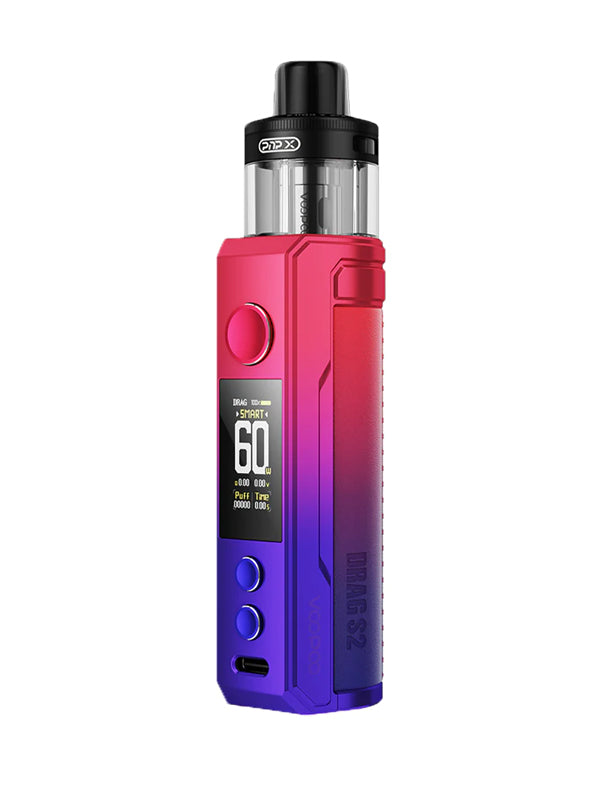 The Modern Red Voopoo Drag S2 Kit 60W Power all day at NYKecigs.com