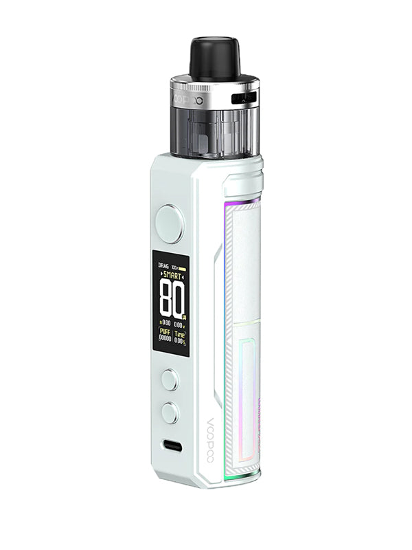 Voopoo Drag X2 Pearl White Pod Kit available at NYKecigs.com