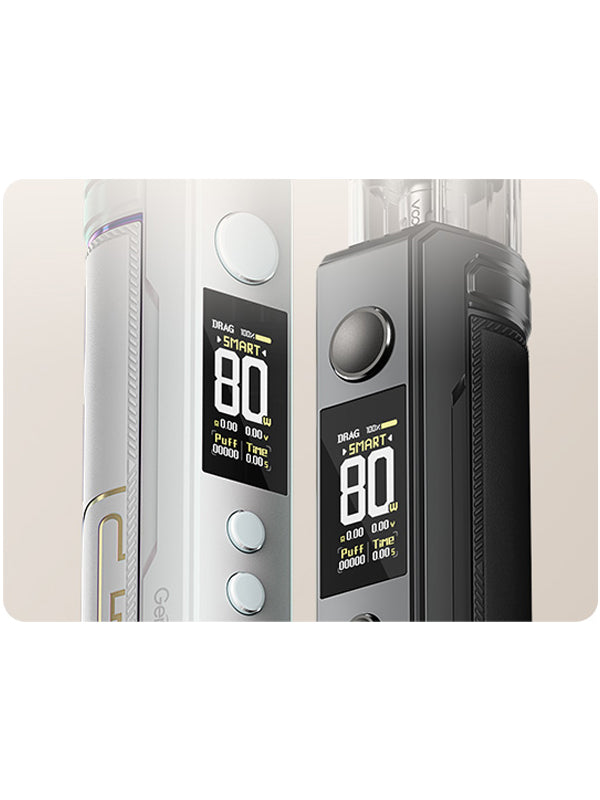 Long lasting 80W Power by Voopoo Drag X2 kit