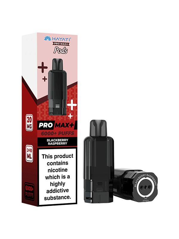 Blackberry Raspberry Hayati Pro Max Plus 6000 puffs Prefilled Pods