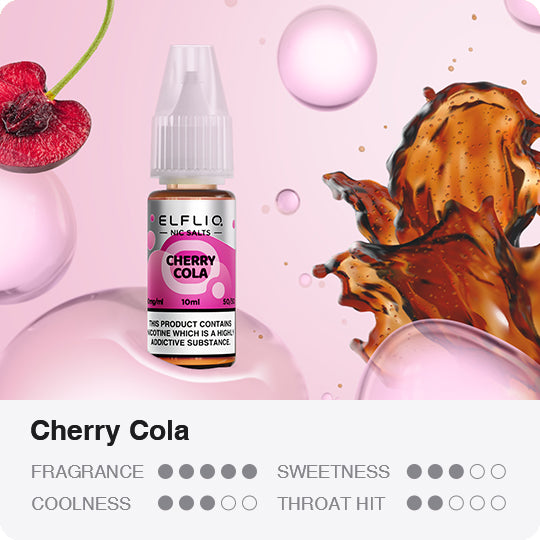 Elfliq Cherry Cola Nic Salt E-Liquid 10ml