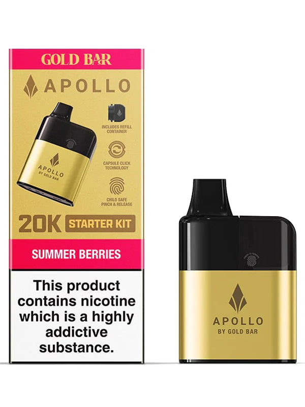 Vape Gold Gold Bar Apollo 20K Prefilled Pod Kit - 50% OFF NYKecigs Vape Gold Gold Bar Apollo 20K Prefilled Pod Kit - 50% OFF NYKecigs