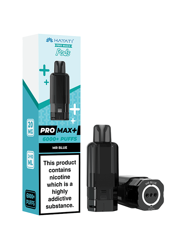 mr blue Hayati Pro Max Plus 6000 puffs Prefilled Pods