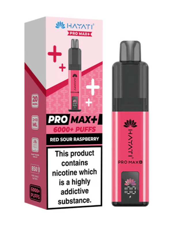 Hayati Pro Max+ 6000 Puffs Prefilled Pod Kit
