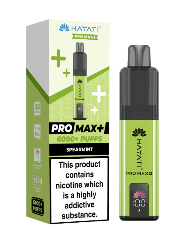 Hayati Pro Max+ 6000 Puffs Prefilled Pod Kit