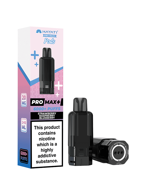 strawberry raspberry blueberry Hayati Pro Max Plus 6000 puffs Prefilled Pods
