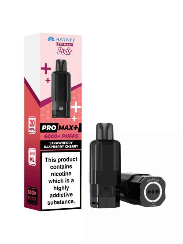 strawberry raspberrycherry Hayati Pro Max Plus 6000 puffs Prefilled Pods