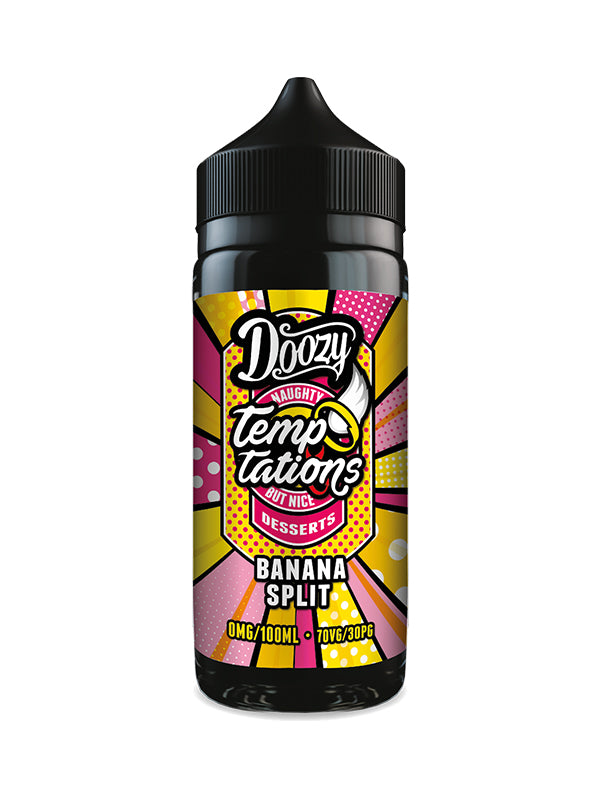Banana Split Temptations Doozy Vape Co E Liquid 120ml NYKecigs The Gourmet Vapor Shop