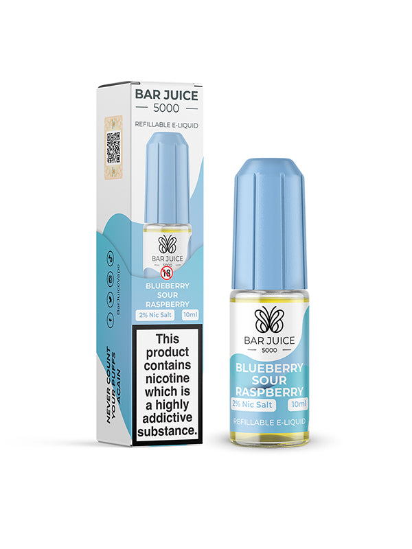 Bar Juice 5000 Blueberry Sour Raspberry Salt E Liquid 10ml NYKecigs The Gourmet Vapor Shop