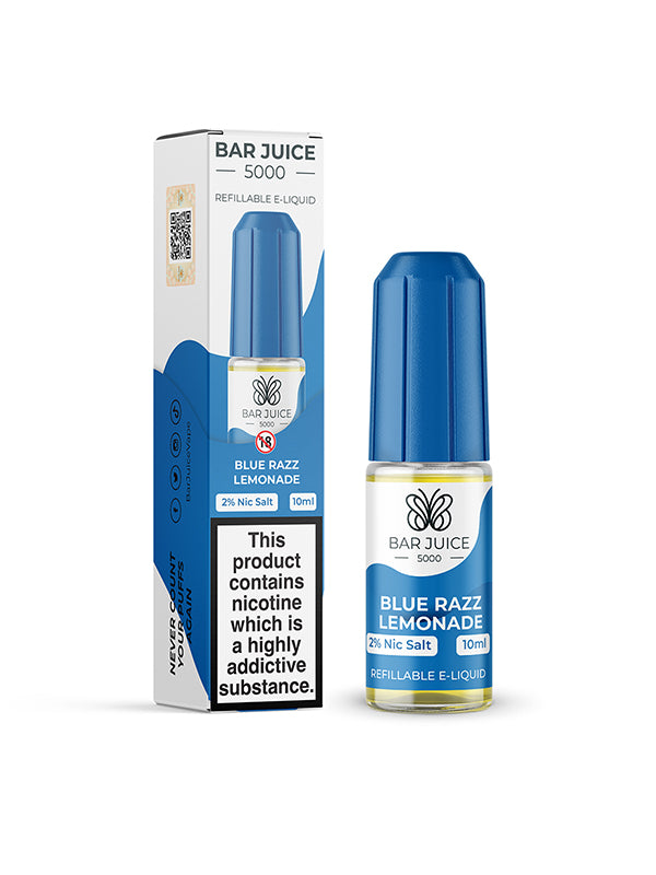 Bar Juice 5000 Blue Razz Lemonade Salt E Liquid 10ml NYKecigs The Gourmet Vapor Shop