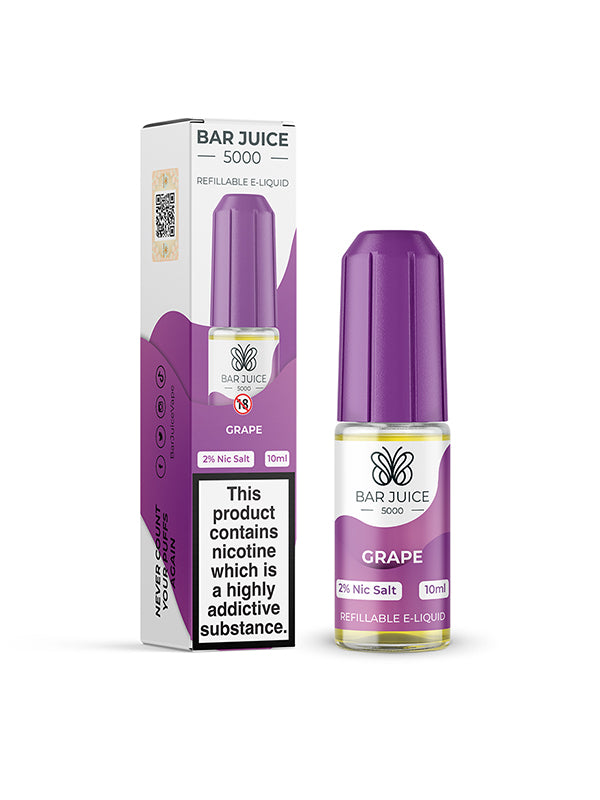 Bar Juice 5000 Grape Salt E Liquid 10ml NYKecigs The Gourmet Vapor Shop