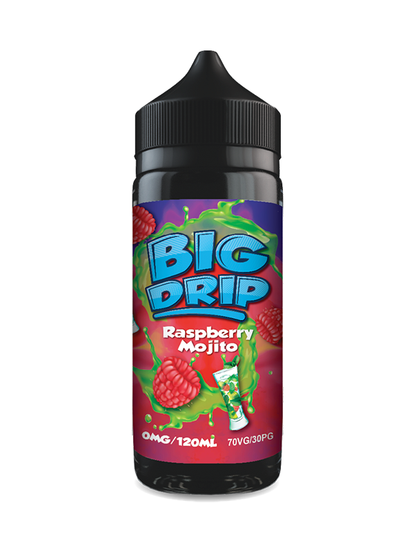 Doozy Vape Big Drip Raspberry Mojito 120ml E Liquid - NYKECIGS
