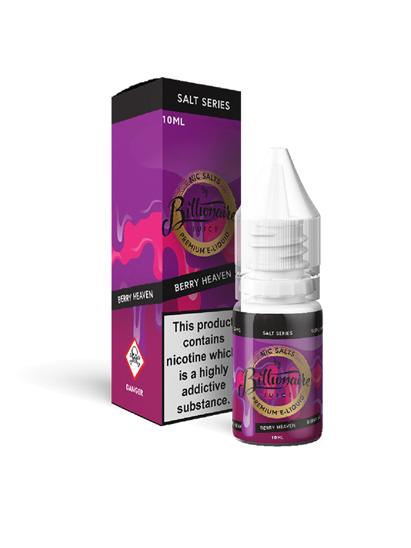 Billionaire Juice Berry Heaven Nic Salt E Liquid 10ml NYKecigs.com The Gourmet Vapor Shop