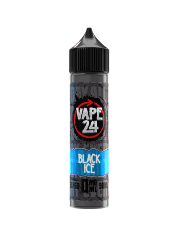 Vape 24 Black Ice 50/50 60ml E-Liquids - NYKecigs.com