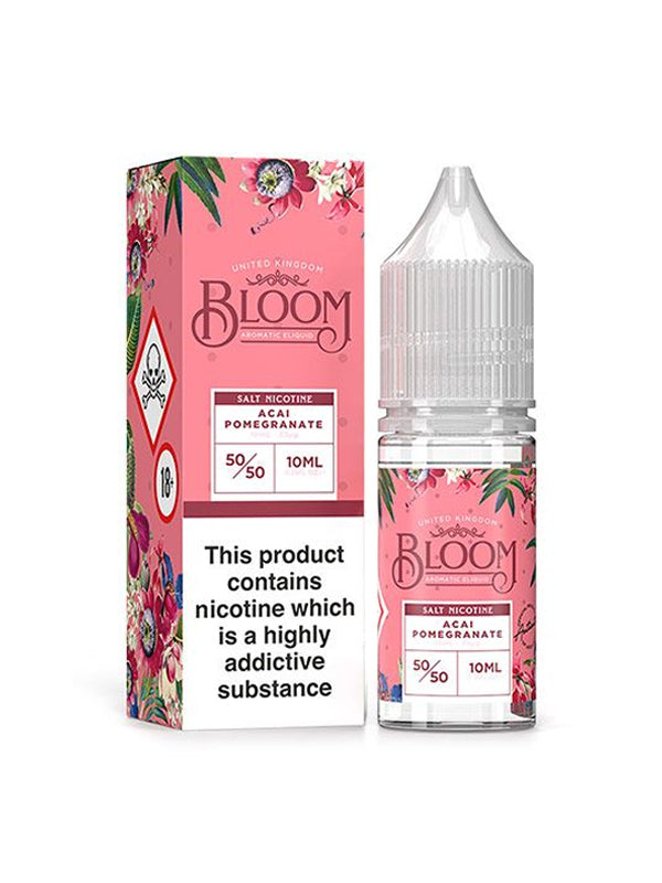 Bloom Acai Berry & Pomegranate Nic Salt E-Liquid 10ml NYKecigs.com The Gourmet Vapor Shop
