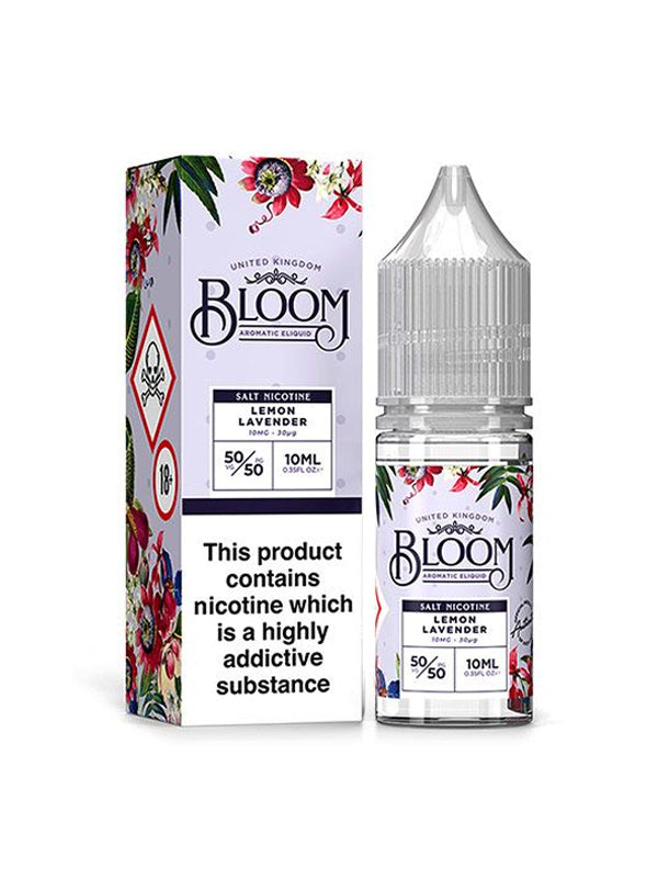 Bloom Lemon Lavender Nic Salt E-Liquid 10ml NYKecigs.com The Gourmet Vapor Shop