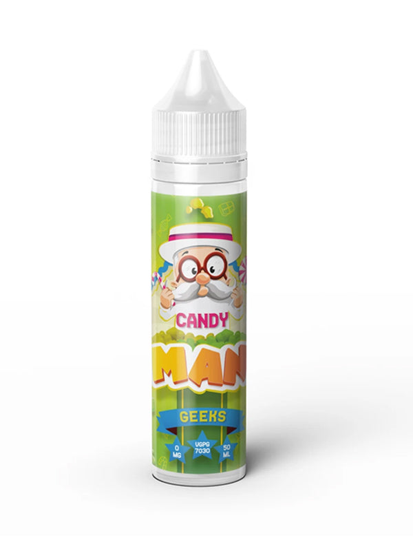 Candy Man Geeks Bottle E-Liquid 60ml NYKecigs.com The Gourmet Vapor Shop