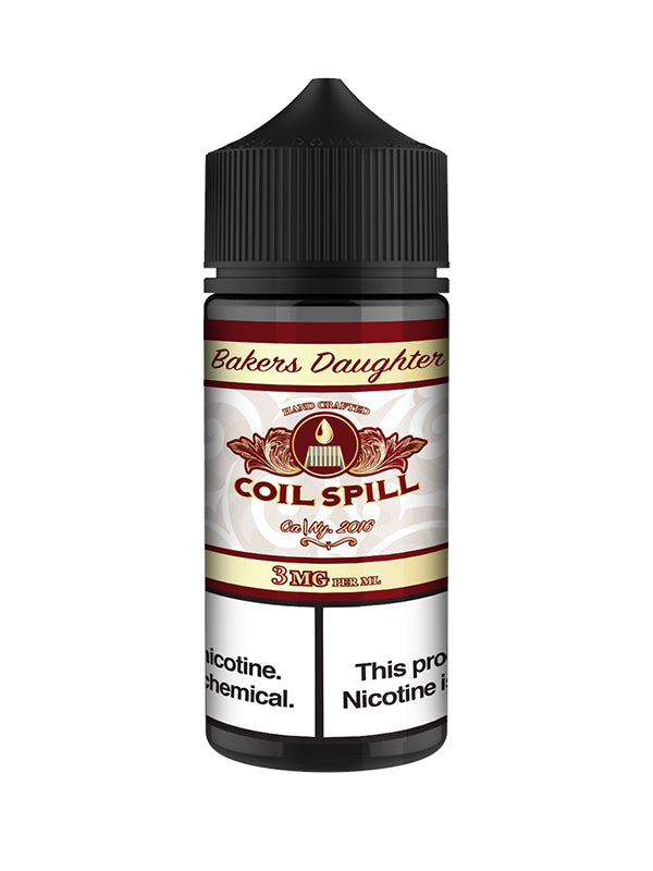 Coil Spill Baker's Daughter E-Liquid 120ml NYKecigs.com The Gourmet Vapor Shop