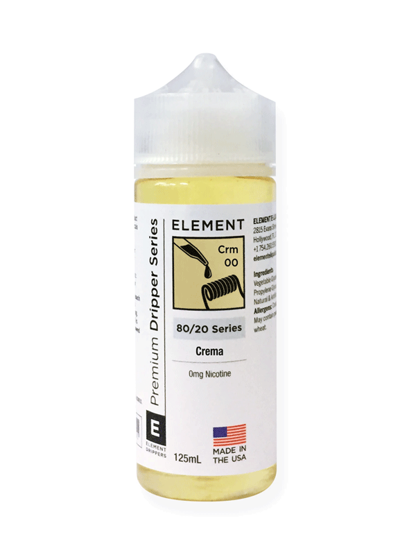 Crema Element E Liquid 120ml NYKecigs.com