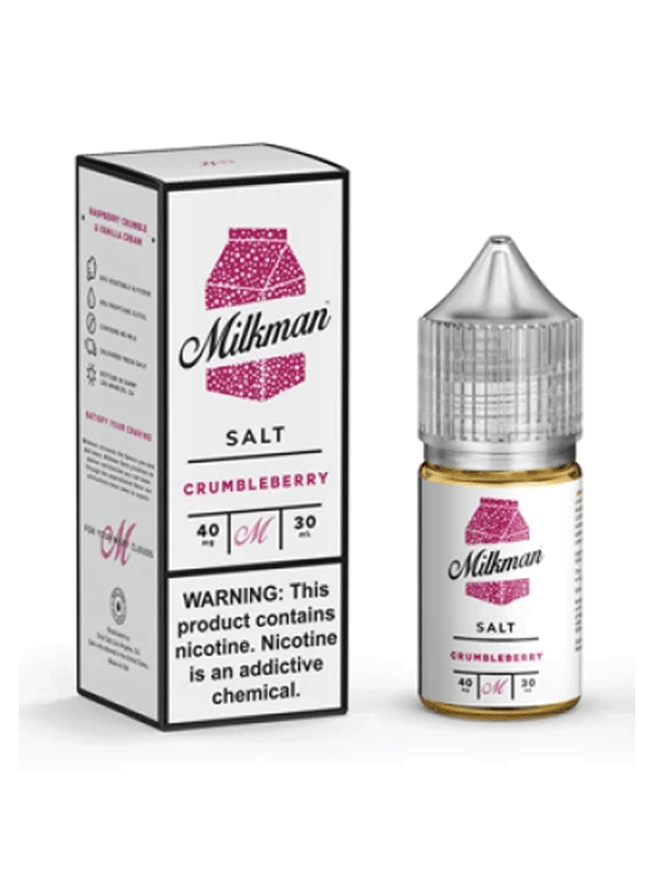 The Milkman Crumbleberry Nic Salt E Liquid 10ml NYKecigs.com